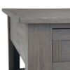 Monroe - Square Coffee Table - Farmhouse Gray - Image 4
