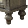 Velika - Weathered Console Table With 1 Open Compartment Storage - Gray - Image 6