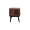 Curved Media Unit - Walnut - Image 8