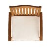 Della - Wood Armchair (Set of 2) Outdoor Dining Chairs - Cream - Image 10