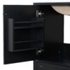 30" Bathroom Vanity With Sink, 1 Door With Shelf And 3 Drawers, Soft Close Door - Black - Image 24