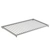 Twin Over Full Size Metal Bunk Bed With Trundle And Storage Staircase - Silver - Image 8