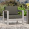 Aviara - Club Chair Outdoor Seating Aluminum - Natural - Image 10
