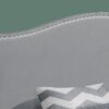 Queen Size, Bed Headboard Only, Upholstered, Transitional - Gray - Image 2