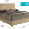 Full Bed Charming Casual - Beige - Image 3