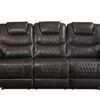 Braylon - 3 Pieces Living Room Set, Manual Recliner - Brown - Image 4