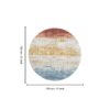 Rabbit - Washable Non - Slip Round Rug, Elegant Design - Ivory Multi - Image 6
