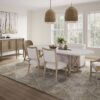Slip Covered Settee With Casters - Beige - Image 5
