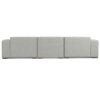 Rex - 3 Seater Sofa And Ottoman - Gray - Image 5