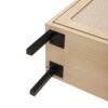 Modern Rattan 5 Door Shoe Storage Cabinet For Entryway Freestanding Design - Natural - Image 24
