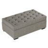 Convertible Ottoman Sleeper With Memory Mattress - Gray - Gray - Image 6