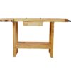 55" Wood Workbench For Garage Workshop And Home - Natural - Image 10