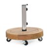 Ralph - Round Umbrella Base - Teak - Image 6