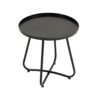 Patio Furniture Set 3 Piece Mixture Pattern PE Rattan Steel Frame And Modern Round Table - Brown / Black - Image 7