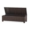 Santiago - Wicker Storage Bench - Brown Multi - Image 10
