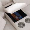 Rene - Sectional Sofa With Ottoman - Beige - Image 4