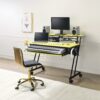 Suitor - Music Recording Studio Desk - Black / Yellow - Image 9