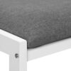 3 Pieces Dining Table Set, Small, Drop Leaf, Contemporary & Modern - White - Image 5