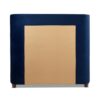 Brooklyn - Queen Tufted Panel Bed Headboard And Footboard Set - Navy Blue - Image 5