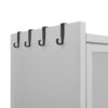 Tall Kitchen Pantry Cabinet With Flip Doors And Pegboard, Anti Tip Steel Storage Hutch - White - Image 5