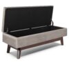 Owen - Rectangular Storage Ottoman - Distressed Gray Taupe - Image 3