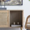 Wooden Accent TV Cabinet With 3 Doors - Brown - Image 12