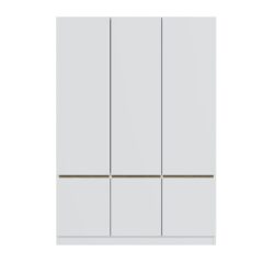 6 Doors Wardrobe Storage For Bedroom - White