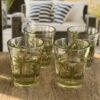 Palm Tree Design Acrylic Glasses (Set of 4) Dof 15Oz, Unbreakable Bpa Free Plastic Tumblers - Clear - Image 7