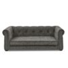 Modern Style Elegant Rectangle Pet Bed For Small And Medium Dogs, Durable Elevated Dog Sofa - Dark Gray - Image 8