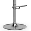 Amery - Adjustable Swivel Bar Stool - White - Image 2