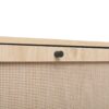 Modern Rattan 5 Door Shoe Storage Cabinet For Entryway Freestanding Design - Natural - Image 22