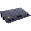 Heavy Duty Plastic 4" High Portable Automotive Curb Ramp For Cars & Wheelchairs Interlocking Design - Black - Image 3