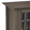 Bedford - Low Storage Media Cabinet - Farmhouse Gray - Image 5
