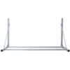 Wall-Mounted Folding Tire Storage, 30.5 To 50.5" Wide, Supports 300 Pounds - Silver - Image 2