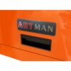 4 Drawers Multifunctional Tool Cart With Wheels - Orange - Image 6