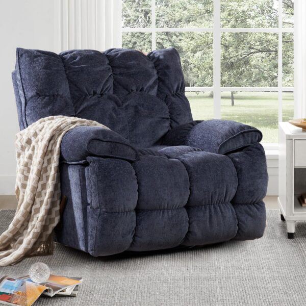 Sitjoy - Classic Recliner - Dark Blue