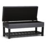 Lomond - Storage Ottoman Bench - Stone Gray - Image 3
