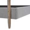 Diego - Queen Low Upholstered Platform Bed - Light Gray - Image 7