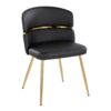 Cinch - Glam / Art Deco Dining Chair (Set of 2) - Gold / Black - Image 2