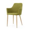 Classic Twist Dining Chair Set With Contoured Support - Green - Image 10