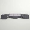 7 Person Outdoor Seating Group With Cushions - Gray / Silver - Image 5