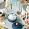 Candy Jar With Lid, Christmas Candy Jar Containers (Set of 2) - Gold / Blue - Image 6