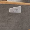 Accent Rocking Chair With Footrest, High Back Rubber Wood Rocking Legs Bedroom Living Space - Gray - Image 9