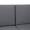 Acacia Wood Outdoor Loveseat And Coffee Table Set With Cushions - Dark Gray - Image 14