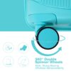 Expandable Hardshell Suitcase Double Spinner Wheels Pp Luggage Sets Lightweight Durable Suitcase With Tsa Lock, 3 Piece Set (20/24/28) - Lake Blue - Image 6