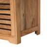 Shutter Shoe Bench, 3 Drawer - Oak - Image 8
