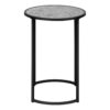 Accent Table, Side, Round Contemporary And Modern - Gray - Image 2