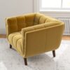 Addison - Mid-Century Modern Lounge Chair - Yellow - Image 4