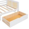 Twin Size Daybed With 2 Drawers, And All In One Cabinet And Shelf - White - Image 10