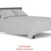 Crib 5 In 1 Convertible, Converts From Baby Crib To Toddler Bed, Fits Standard Full Size Crib Mattress - Storm Gray - Image 8